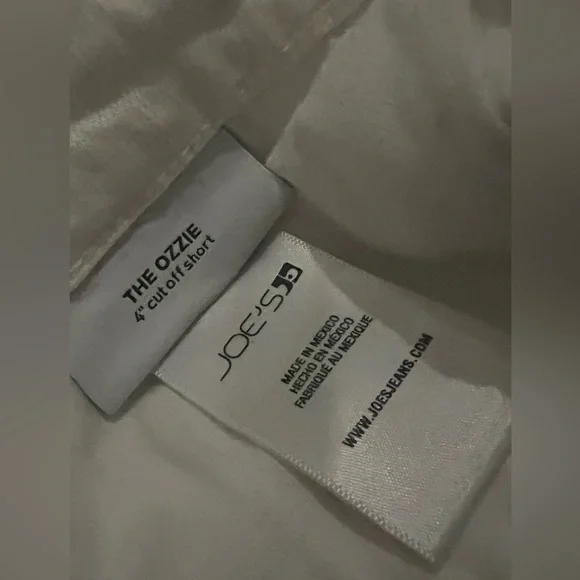 JOE’s JEANS The Ozzie Cutoff Denim Shorts in White SIZE 34 - Picture 6 of 6